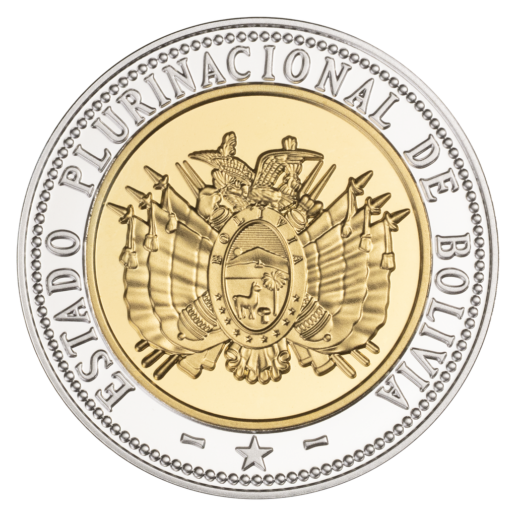 MONEDA CONMEMORATIVA DE LOS 400 AÑOS DE LA UNIVERSIDAD MAYOR, REAL Y PONTIFICIA DE SAN FRANCISCO XAVIER DE CHUQUISACA