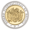 MONEDA CONMEMORATIVA DE LOS 400 AÑOS DE LA UNIVERSIDAD MAYOR, REAL Y PONTIFICIA DE SAN FRANCISCO XAVIER DE CHUQUISACA