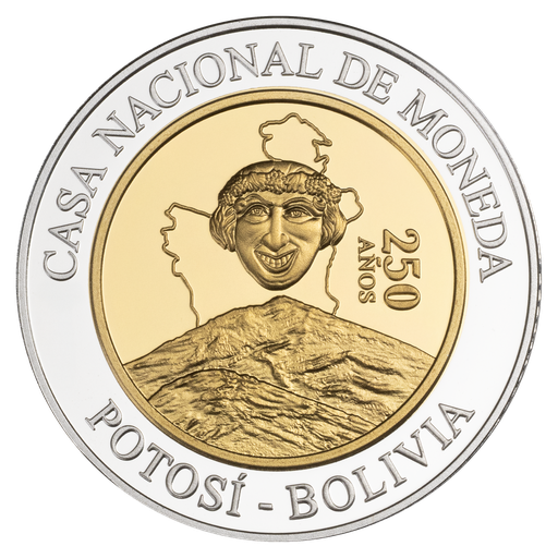 MONEDA CONMEMORATIVA DE LOS 250 AÑOS DE LA CASA NACIONAL DE MONEDA - (PRECIO VARIABLE)